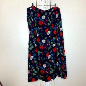 Vintage 90s spring florals skirt